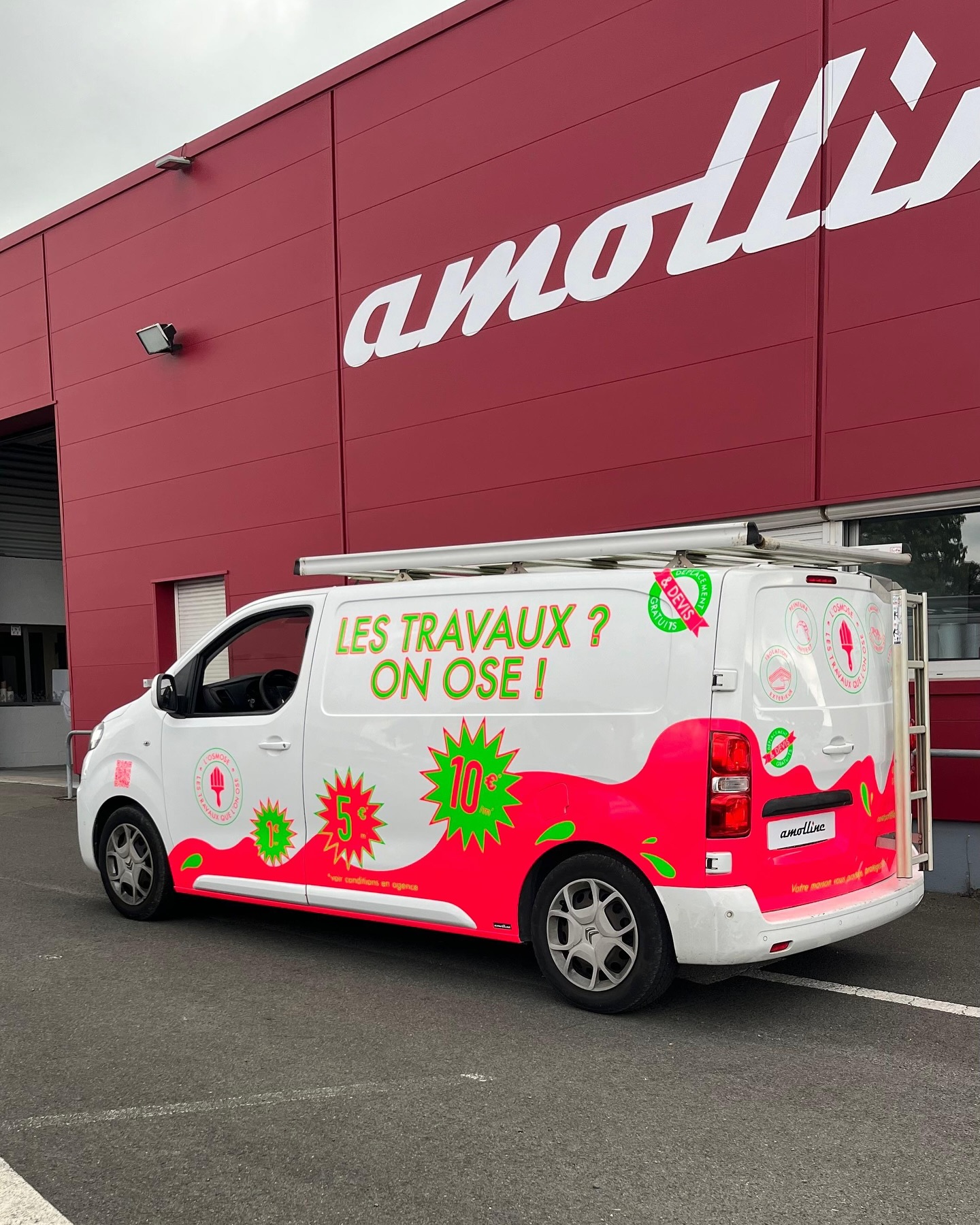 Covering — Flocage utilitaire | Amolline Communication La Rochelle